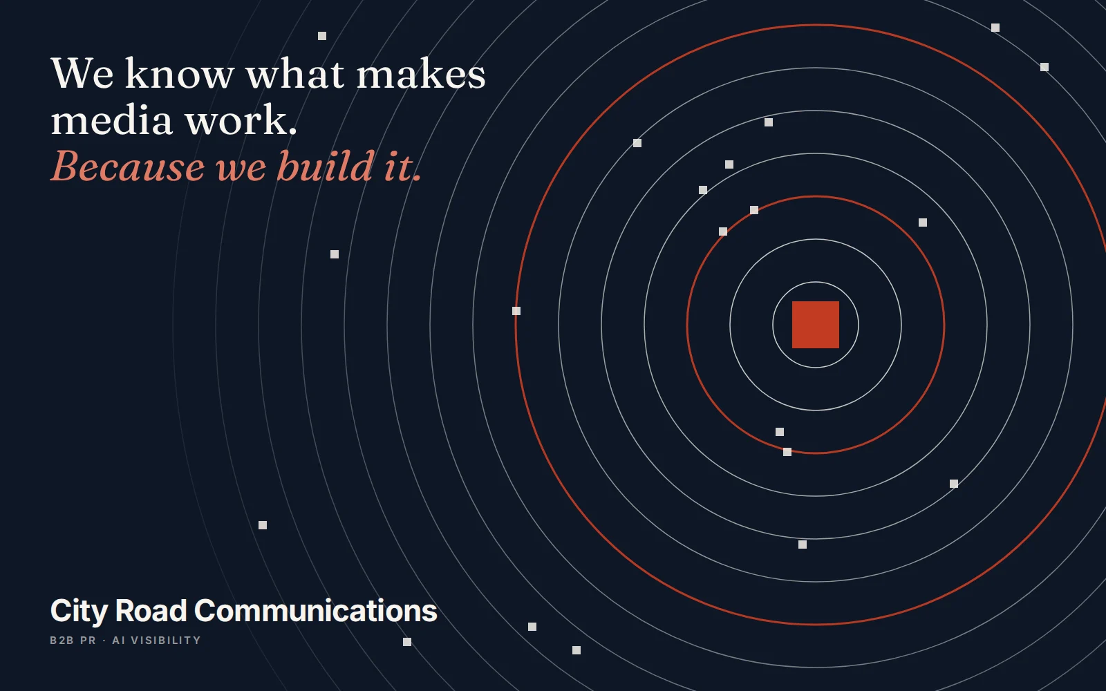 City Road Communications: we know what makes media work, because we build it